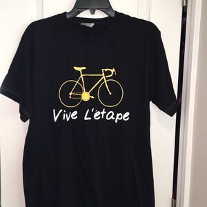 L’ETAPE Snowy Mountains Australia Tour de France black racing cycling bike shirt